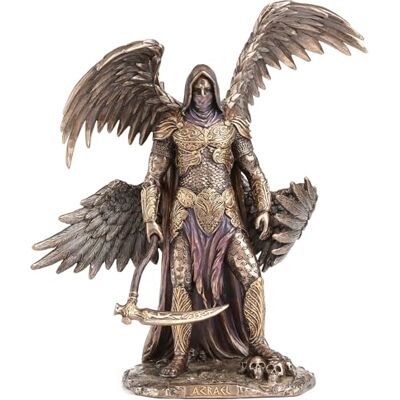 Veronese Design 10 5/8 tum Azrael dödsärkeängeln kall gjuten harts brons finish skulptur Veronese Design 10 5/8 tum Azrael dödsärkeängeln kall gjuten harts brons finish skulptur