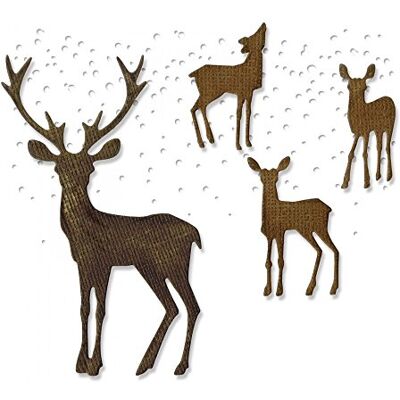Sizzix Thinlits Die Set 5PK Winter Wonderland av Tim Holtz Sizzix Thinlits Die Set 5PK Winter Wonderland av Tim Holtz
