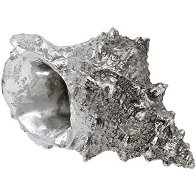 Maturi Silver snäcka snäcka snäcka prydnad – 15 cm / 15 cm Maturi Silver snäcka snäcka snäcka prydnad – 15 cm / 15 cm
