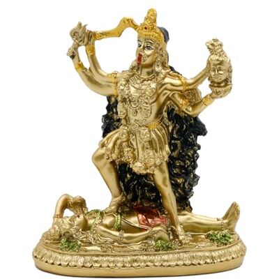 alikiki Antik guld hinduisk gud Kali-staty – indisk idol Murti Pooja-artikel Kali Maa-statyett hem tempel mandir dekor religion puja dekorationsartikel alikiki Antik guld hinduisk gud Kali-staty – indisk idol Murti Pooja-artikel Kali Maa-statyett hem tempel mandir dekor religion puja dekorationsartikel