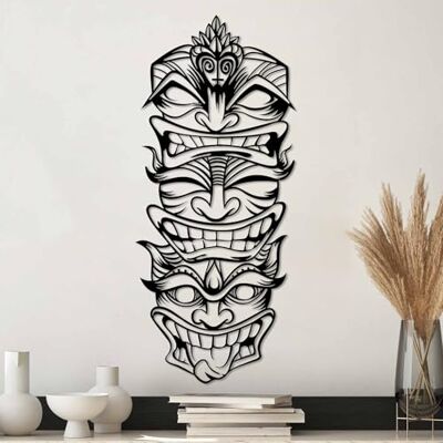 Wallity Snygg svart dekorativ metallväggtillbehör, 35 x 81 cm 100% metall, 1,5 mm tjocklek Perfekt för modern heminredning och konstdisplay Wallity Snygg svart dekorativ metallväggtillbehör, 35 x 81 cm 100% metall, 1,5 mm tjocklek Perfekt för modern heminredning och konstdisplay