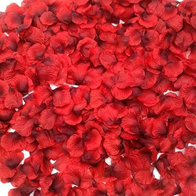 CODE FLORIST 2200 st mörka silkesrosblad bröllopsblomma dekoration, 5 cm, rödsvart CODE FLORIST 2200 st mörka silkesrosblad bröllopsblomma dekoration, 5 cm, rödsvart