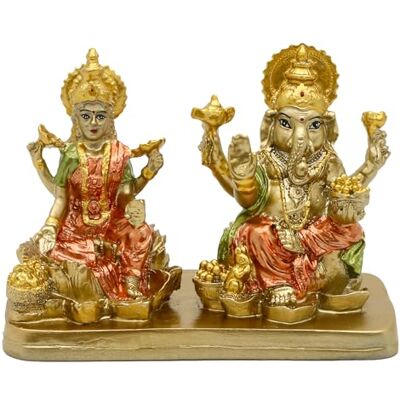 alikiki Hindu Lord Ganesha Lakshmi staty – Indisk Gud Laxmi Ganesh Murti objekt hem tempel Puja Pooja Idol Diwali gåva – Indien bordsskiva Ganpati skulpturer alikiki Hindu Lord Ganesha Lakshmi staty – Indisk Gud Laxmi Ganesh Murti objekt hem tempel Puja Pooja Idol Diwali gåva – Indien bordsskiva Ganpati skulpturer