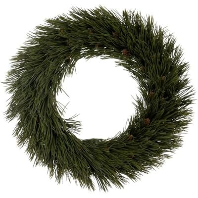 BigBuy Christmas Julkrans Grön PVC 42 x 42 cm BigBuy Christmas Julkrans Grön PVC 42 x 42 cm
