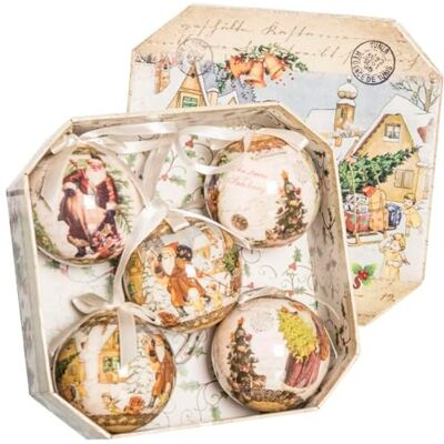 BigBuy Christmas Julbollar Multicolor Polyfoam papper 7,5 x 7,5 x 7,5 cm (5 enheter) BigBuy Christmas Julbollar Multicolor Polyfoam papper 7,5 x 7,5 x 7,5 cm (5 enheter)