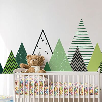 Ambiance Sticker Väggklistermärken för barn babyrumsdekoration jätte väggdekal barn skandinaviska berg DARKA 90 x 155 cm Ambiance Sticker Väggklistermärken för barn babyrumsdekoration jätte väggdekal barn skandinaviska berg DARKA 90 x 155 cm