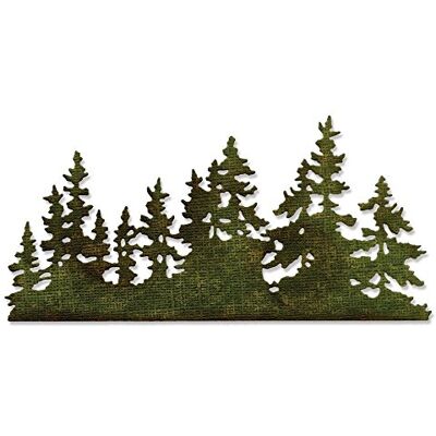 Sizzix Thinlits Die Tree Line av Tim Holtz Sizzix Thinlits Die Tree Line av Tim Holtz