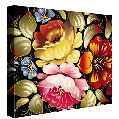 CCRETROILUMINADOS Kretroiluminos blommor på svart bakgrund, dekorativ bakgrundsbelysning, metakrylat, flerfärgad, 60 x 60 cm CCRETROILUMINADOS Kretroiluminos blommor på svart bakgrund, dekorativ bakgrundsbelysning, metakrylat, flerfärgad, 60 x 60 cm