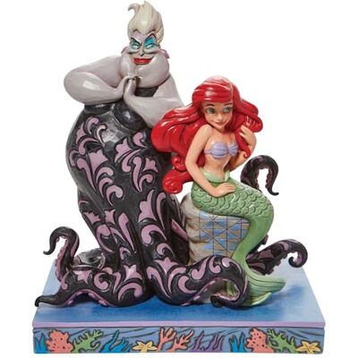 Enesco Disney Traditions Ariel and Ursula, statyett, 20 cm, flerfärgad Enesco Disney Traditions Ariel and Ursula, statyett, 20 cm, flerfärgad