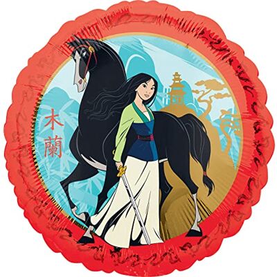 amscan Mayflower Products 42026 17" Anagram Mulan Folieballong, Aluminium, Flerfärgad amscan Mayflower Products 42026 17" Anagram Mulan Folieballong, Aluminium, Flerfärgad