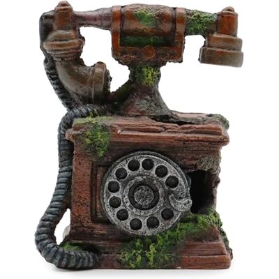 Amtra Deko Telefono Vintage fisktank dekorationer för akvarier och akvarium icke-giftig, 12 x 6,5 x 12,5 cm Amtra Deko Telefono Vintage fisktank dekorationer för akvarier och akvarium icke-giftig, 12 x 6,5 x 12,5 cm