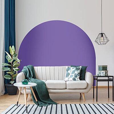 Ambiance Sticker Klistermärke säng sänggavel båge väggdekaler stor halvcirkel tapet för vardagsrum och sovrumsdekoration L 200 x H 150 cm lavendel Ambiance Sticker Klistermärke säng sänggavel båge väggdekaler stor halvcirkel tapet för vardagsrum och sovrumsdekoration L 200 x H 150 cm lavendel