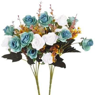 Moomass konstgjorda rosor, 24 små ros-silkesblommor. 2 paket med konstgjorda blommor, plastblommor växter för hem, hotell, kontor, bröllopsbord dekorationer. (Totalt 5 färger) Moomass konstgjorda rosor, 24 små ros-silkesblommor. 2 paket med konstgjorda blommor, plastblommor växter för hem, hotell, kontor, bröllopsbord dekorationer. (Totalt 5 färger)