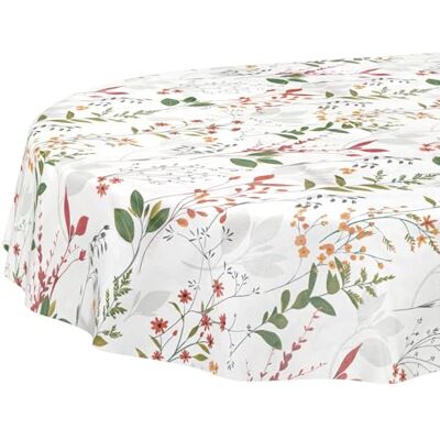 ANRO Vaxduk bordsduk tvättbar lättvårdad vattenavvisande lotuseffekt trädgårdsbordsduk natur oval 180 x 140 cm skärkant ANRO Vaxduk bordsduk tvättbar lättvårdad vattenavvisande lotuseffekt trädgårdsbordsduk natur oval 180 x 140 cm skärkant