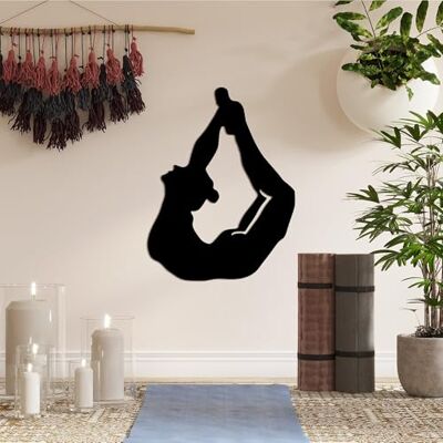 Wallity Snygg svart dekorativ metallväggtillbehör, 38 x 50 cm 100% metall, 1,5 mm tjocklek perfekt för modern heminredning och unik väggkonst Wallity Snygg svart dekorativ metallväggtillbehör, 38 x 50 cm 100% metall, 1,5 mm tjocklek perfekt för modern heminredning och unik väggkonst
