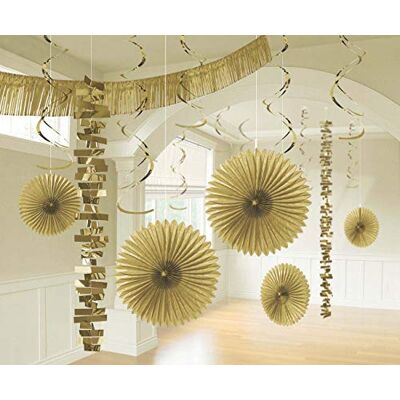 amscan DECO KIT PPR AND FL GOLD amscan DECO KIT PPR AND FL GOLD