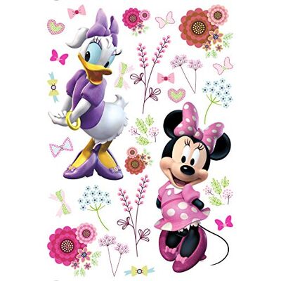 AG Design Minnie och tusensköna i blommor, Disney, dekorativt klistermärke för väggar, möbler och inredning i barnrum, 42,5 x 65 cm, DK 1736, flerfärgad, 5 cm x 65 cm AG Design Minnie och tusensköna i blommor, Disney, dekorativt klistermärke för väggar, möbler och inredning i barnrum, 42,5 x 65 cm, DK 1736, flerfärgad, 5 cm x 65 cm