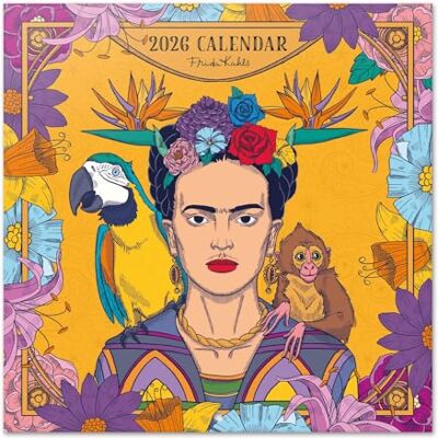 Grupo Erik Wall Calendar 2026 Frida Kahlo Calendar 2026 Square 30 x 30 cm 12 x 12 inches Wall Planner, Family Planner Month To View Frida Kahlo Gifts, Art Gifts For Friends Grupo Erik Wall Calendar 2026 Frida Kahlo Calendar 2026 Square 30 x 30 cm 12 x 12 inches Wall Planner, Family Planner Month To View Frida Kahlo Gifts, Art Gifts For Friends