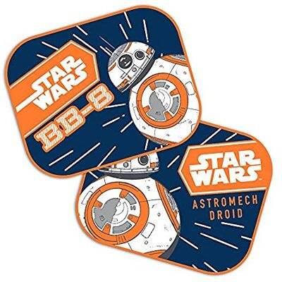 Disney 9315 BB8 Star Wars solskydd gardiner, blå Disney 9315 BB8 Star Wars solskydd gardiner, blå