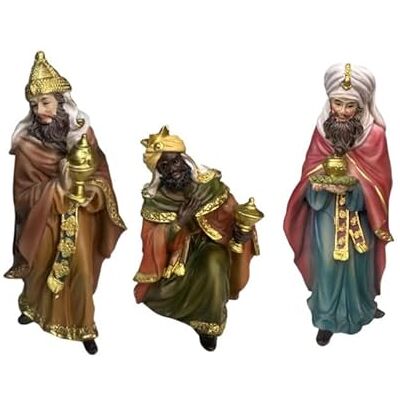 DRW 30 cm handmålade harts magi kungar 30 cm DRW 30 cm handmålade harts magi kungar 30 cm