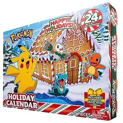 Bizak Pokemon speciell adventskalender, innehåller 16 figurer och 8 tillbehör för dekoration och montering (63223066) Bizak Pokemon speciell adventskalender, innehåller 16 figurer och 8 tillbehör för dekoration och montering (63223066)