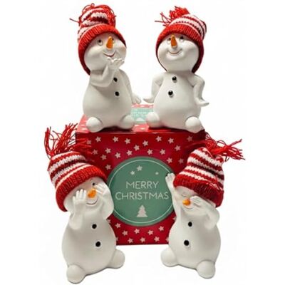 khevga juldekoration deco-figurer snögubbe i de fyra måtten ca 6 x 6 x 11 cm (röd) khevga juldekoration deco-figurer snögubbe i de fyra måtten ca 6 x 6 x 11 cm (röd)
