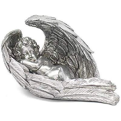 ART Silverkonst Leonardo samling sovande kerub ängel prydnad statyett gåva ART Silverkonst Leonardo samling sovande kerub ängel prydnad statyett gåva