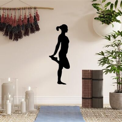 Wallity Snygg svart dekorativ metallväggtillbehör, 21 x 60 cm 100% metall, 1,5 mm tjocklek perfekt för modern heminredning och unik väggkonst Wallity Snygg svart dekorativ metallväggtillbehör, 21 x 60 cm 100% metall, 1,5 mm tjocklek perfekt för modern heminredning och unik väggkonst
