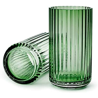 DANMARK LYNGBY Lyngbyvase vas, glas, grön, 8,5 x 8,5 x 15 cm DANMARK LYNGBY Lyngbyvase vas, glas, grön, 8,5 x 8,5 x 15 cm