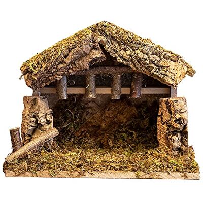 VILLAGE GIFT IMPORTERS Village Nativity Trä Stabil Creche för jul julkrubba set, 25,4 cm x 12,7 cm x 20,3 cm, Made in Italy VILLAGE GIFT IMPORTERS Village Nativity Trä Stabil Creche för jul julkrubba set, 25,4 cm x 12,7 cm x 20,3 cm, Made in Italy