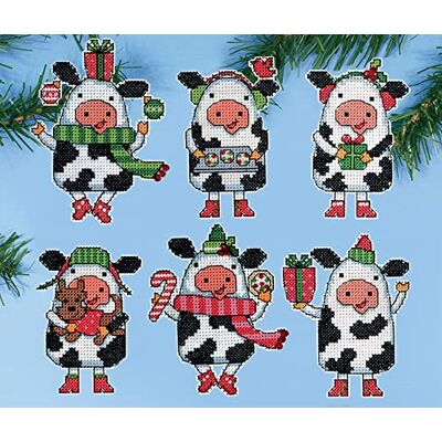 Design Works Crafts Design Works Julkor plastduk ornament, flerfärgad Design Works Crafts Design Works Julkor plastduk ornament, flerfärgad