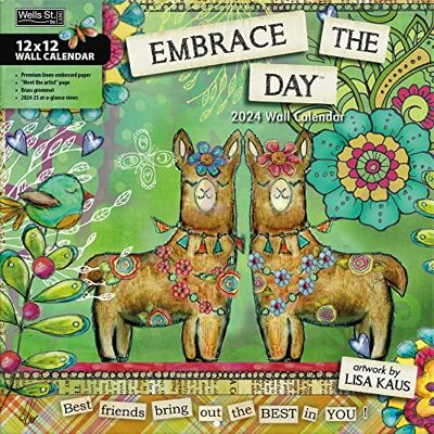 WSBL Embrace The Day 2024 12 x 12 väggkalender (24997001684) WSBL Embrace The Day 2024 12 x 12 väggkalender (24997001684)