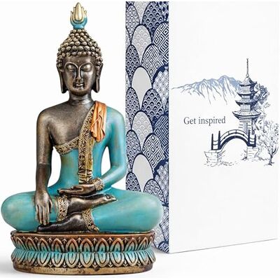 25DOL Buddha-statyer för hemmet. 12,5 tum Buddha-staty (upplysningens ögonblick). Samlarobjekt och statyetter, meditationsdekor, andlig vardagsrumsdekor, yoga zen-dekor, hindu och östasiatisk 25DOL Buddha-statyer för hemmet. 12,5 tum Buddha-staty (upplysningens ögonblick). Samlarobjekt och statyetter, meditationsdekor, andlig vardagsrumsdekor, yoga zen-dekor, hindu och östasiatisk