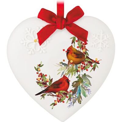 Hallmark Keepsake Christmas Ornament 2024, Christmas Cardinals, Porcelain, Gifts for Nature Lovers Hallmark Keepsake Christmas Ornament 2024, Christmas Cardinals, Porcelain, Gifts for Nature Lovers