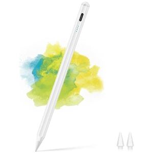 Tymyp Stylus-penna för iPad, palmåtervinningspenna med hög precision, kompatibel med iPad Pro (11 tum/12,9 tum), iPad Air 3rd & 4:e genen, iPad 6th/7th/8th Gen, iPad Mini 5:e genen, E07 (vit) Tymyp Stylus-penna för iPad, palmåtervinningspenna med hög precision, kompatibel med iPad Pro (11 tum/12,9 tum), iPad Air 3rd & 4:e genen, iPad 6th/7th/8th Gen, iPad Mini 5:e genen, E07 (vit)