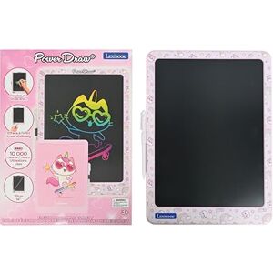 Lexibook , Power Draw®, Elektronisk ritplatta med stylus inkluderad, Stor 14’ E-Ink LCD-skärm, Oändlig radering, 10 000 timmars batteritid, Rosa, CRT14G Lexibook , Power Draw®, Elektronisk ritplatta med stylus inkluderad, Stor 14’ E-Ink LCD-skärm, Oändlig radering, 10 000 timmars batteritid, Rosa, CRT14G