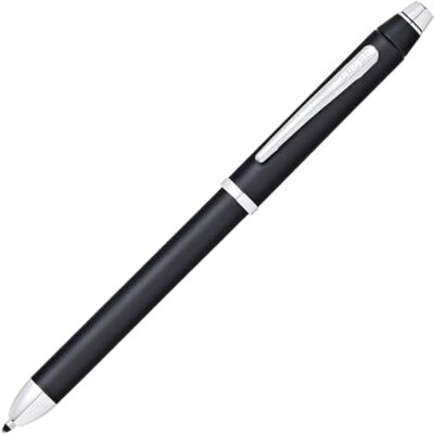 Cross Tech3+ Satin svart multifunktionell kulspetspenna med stylus inkl. Premium presentförpackning – påfyllningsbar kulpenna och penna Cross Tech3+ Satin svart multifunktionell kulspetspenna med stylus inkl. Premium presentförpackning – påfyllningsbar kulpenna och penna
