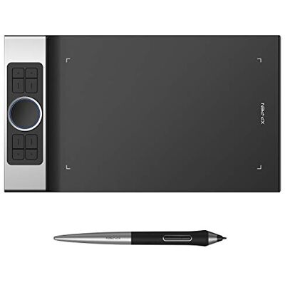 XP-Pen DecoPro 41287 Deco Pro M grafisk platta svart, silver XP-Pen DecoPro 41287 Deco Pro M grafisk platta svart, silver