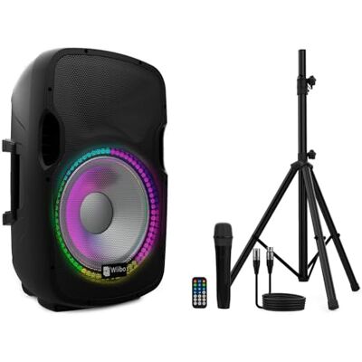 Wiibo - Festa 15BT - 12-tums woofer - Bluetooth - Högtalare Wiibo - Festa 15BT - 12-tums woofer - Bluetooth - Högtalare