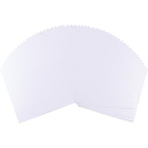 Florence utskrivbart klistermärkepapper - 12 x 12 tum - 50 ark - Vit - Glatt självhäftande papper för skrivare, etiketter och DIY-projekt - 216 GSM Florence utskrivbart klistermärkepapper - 12 x 12 tum - 50 ark - Vit - Glatt självhäftande papper för skrivare, etiketter och DIY-projekt - 216 GSM