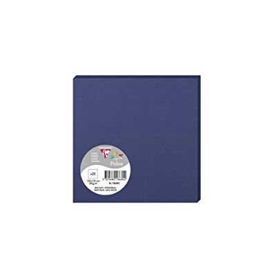 Clairefontaine - Pollen - Marinblå - 4-pack - Card pack Clairefontaine - Pollen - Marinblå - 4-pack - Card pack