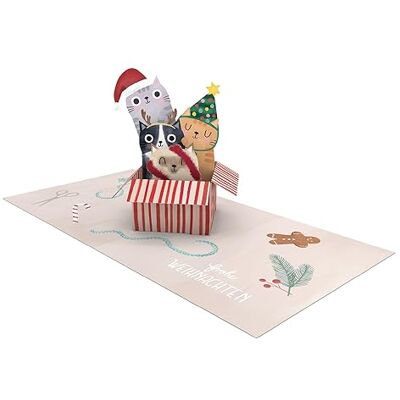 Grafik Werkstatt Grafik verkstad Pretty popup-kort tredimensionell jul god jul Grafik Werkstatt Grafik verkstad Pretty popup-kort tredimensionell jul god jul