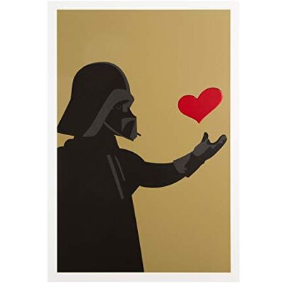 Hallmark - Darth Vader Card - präglad - Kort hälsningar Hallmark - Darth Vader Card - präglad - Kort hälsningar