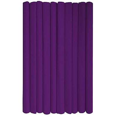 Interdruk – Crêpepapper Rullar för Barns DIY och Dekorationer Paket med 10 rullar (50 cm x 200 cm, 28 g/m2) – 13 purpur Interdruk – Crêpepapper Rullar för Barns DIY och Dekorationer Paket med 10 rullar (50 cm x 200 cm, 28 g/m2) – 13 purpur