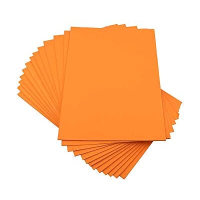 House of Card & Paper A4 220 GSM färgat kort – orange (paket med 100 ark) HCP148 House of Card & Paper A4 220 GSM färgat kort – orange (paket med 100 ark) HCP148