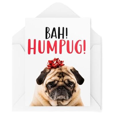 Tongue in Peach Roliga julkort Bah Humpug Scrooge Card Vovve jul Banter-kort säsongsmässiga gratulationskort CBH1865 Tongue in Peach Roliga julkort Bah Humpug Scrooge Card Vovve jul Banter-kort säsongsmässiga gratulationskort CBH1865