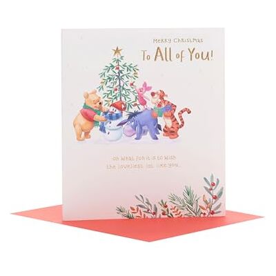 UK Greetings UK Hälsningar Disney Nalle Puh julkort för dig alla – Puh & Friends Design UK Greetings UK Hälsningar Disney Nalle Puh julkort för dig alla – Puh & Friends Design