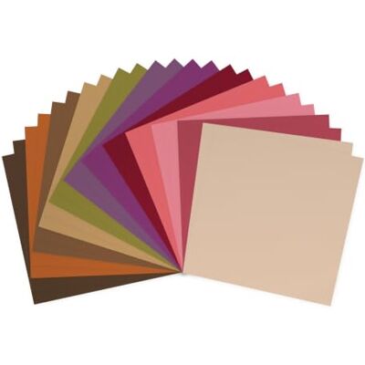 Creative Tonkartong 30,5 x 30,5 cm – 24 st. färgpapper – 12 bohemiska färger – pysselpapper och scrapbookpapper, 216 g – papper för kort, hantverk, stansning och pappershantverk – textur Creative Tonkartong 30,5 x 30,5 cm – 24 st. färgpapper – 12 bohemiska färger – pysselpapper och scrapbookpapper, 216 g – papper för kort, hantverk, stansning och pappershantverk – textur