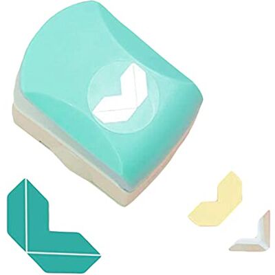 Craftelier Hantverkare Hörnstans med tryckspak, för papper eller kartong, lämplig för scrapbooking och hantverksplanerare, agendor, album eller anteckningsböcker Craftelier Hantverkare Hörnstans med tryckspak, för papper eller kartong, lämplig för scrapbooking och hantverksplanerare, agendor, album eller anteckningsböcker