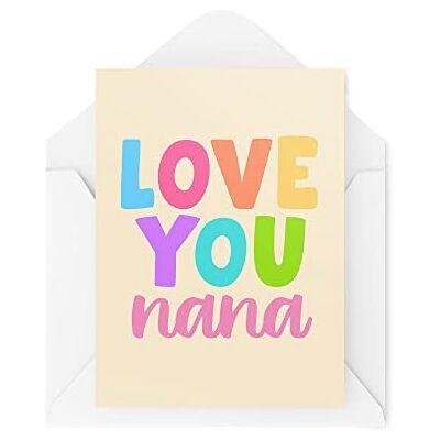 Tongue in Peach Roliga nya gratulationskort Love You Nana Födelsedagskort Födelsedag mors dag mormor mormor morföräldrar banter roligt skämt CBH1285 Tongue in Peach Roliga nya gratulationskort Love You Nana Födelsedagskort Födelsedag mors dag mormor mormor morföräldrar banter roligt skämt CBH1285